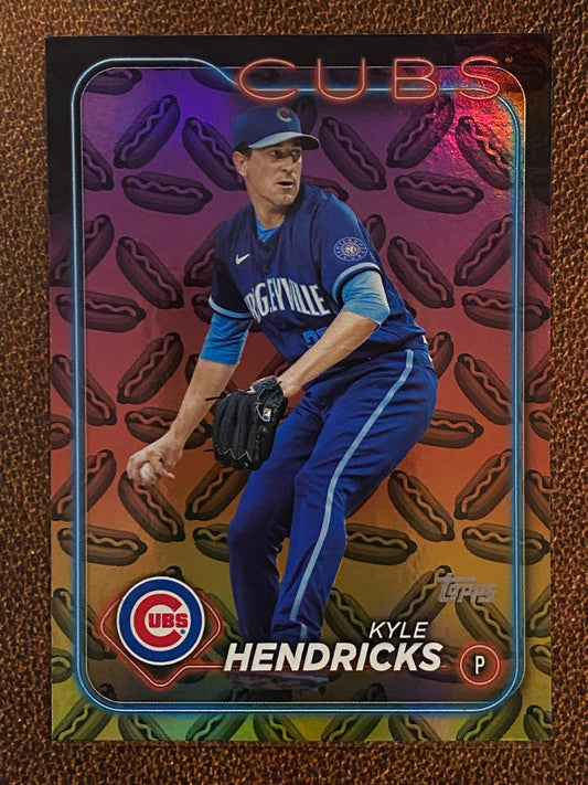Kyle Hendricks - 2024 Topps Series 2 - Hot Dog Parallel - Cubs
