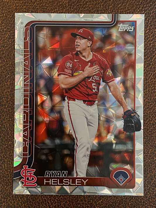 Ryan Helsley - 2025 Topps Series 1 - Diamante - Cardinals