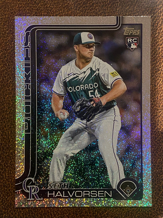 Seth Halvorsen - 2025 Topps Series 2 - Sandglitter - Rockies