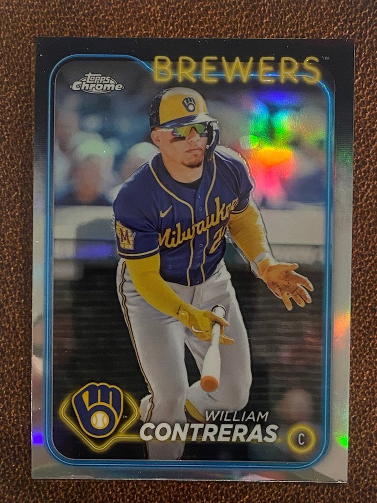 William Contreras - 2024 Topps Chrome - Refractor - Brewers