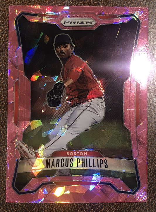 Marcus Phillips - 2026 Panini Prizm - Pink Ice - Red Sox