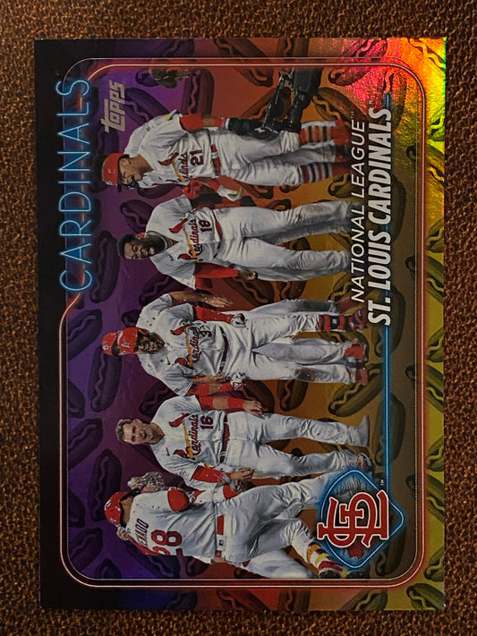 St. Louis Cardinals - 2024 Topps Series 2 - Hot Dog Parallel - Cardinals