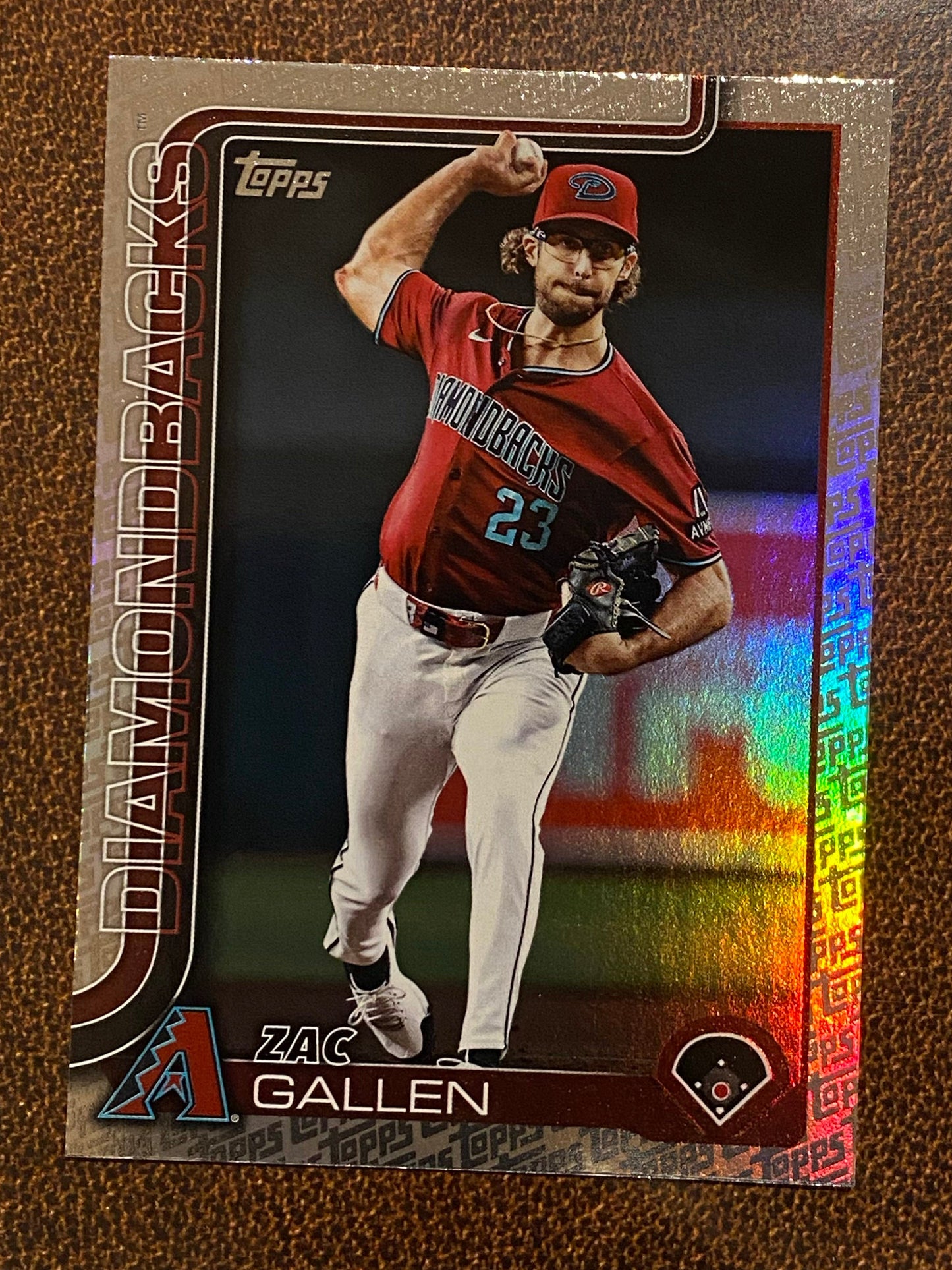 Zac Gallen - 2025 Topps Series 2 - Fanatics Exclusive Topps Foil Border - Diamondbacks