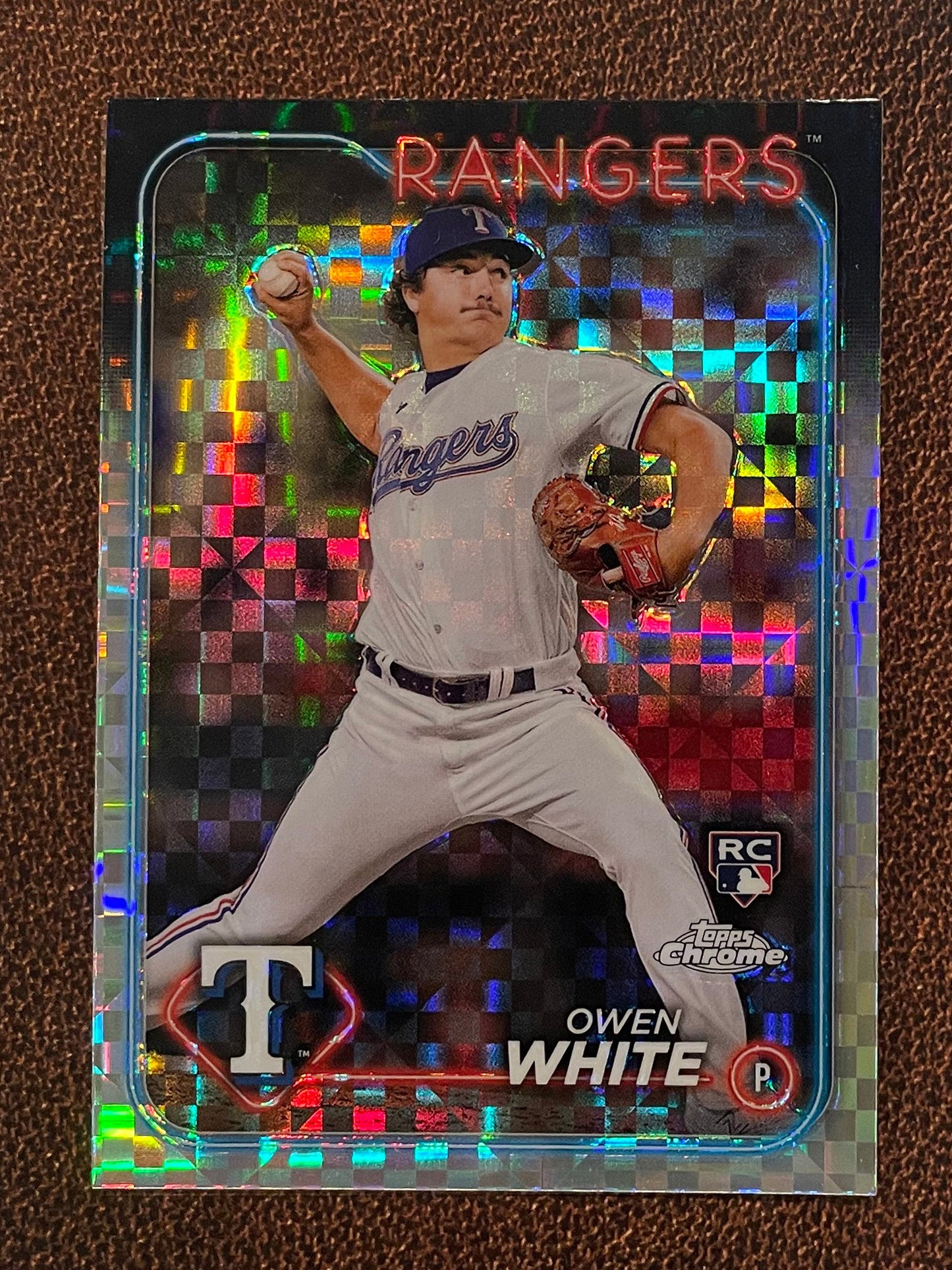 Owen White - 2024 Topps Chrome - XFractor - Rangers