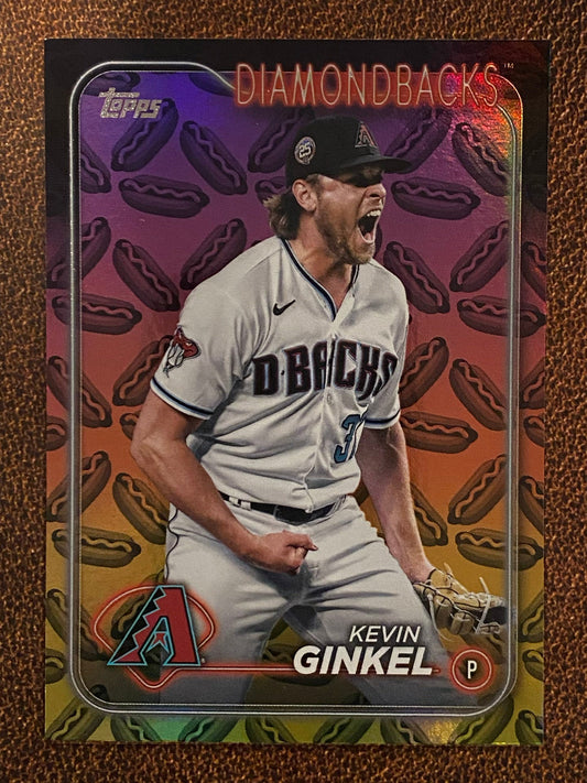 Kevin Ginkel - 2024 Topps Series 2 - Hot Dog Parallel - Diamondbacks