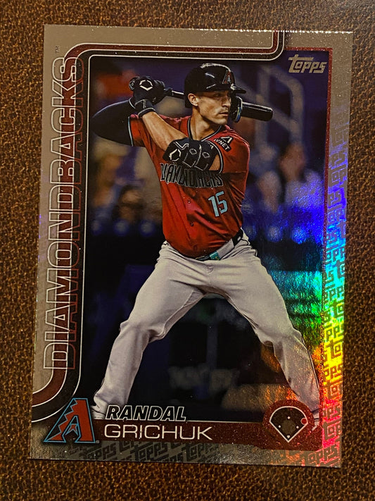 Randal Grichuk - 2025 Topps Series 2 - Fanatics Exclusive Topps Foil Border - Diamondbacks