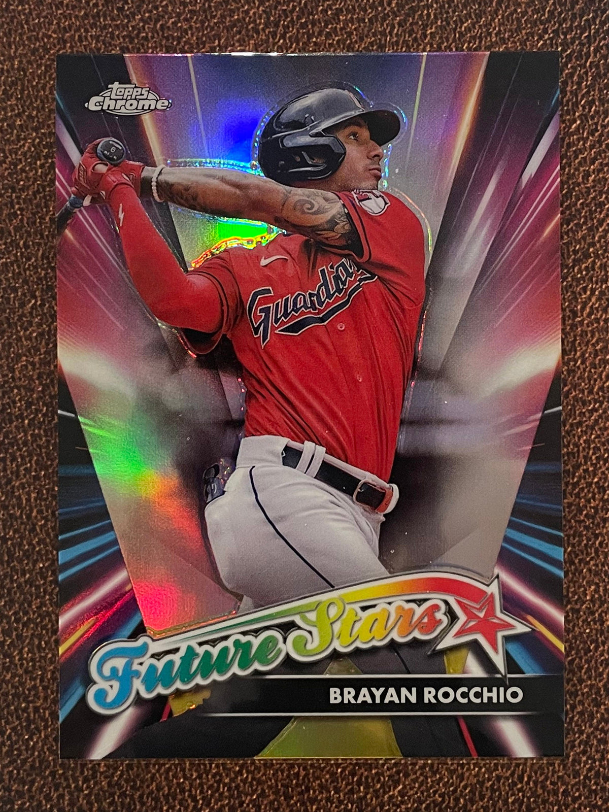 Louis Rocchio Brayan Rocchio - 2024 Topps Chrome - Future Stars Insert - Guardians ...