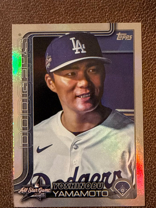 Yoshinobu Yamamoto - 2025 Topps Update - All Star Game Insert - Dodgers