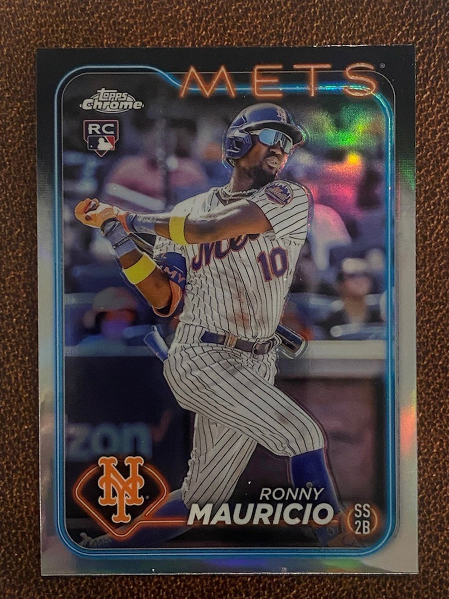 Ronny Mauricio - 2024 Topps Chrome - Refractor - Mets