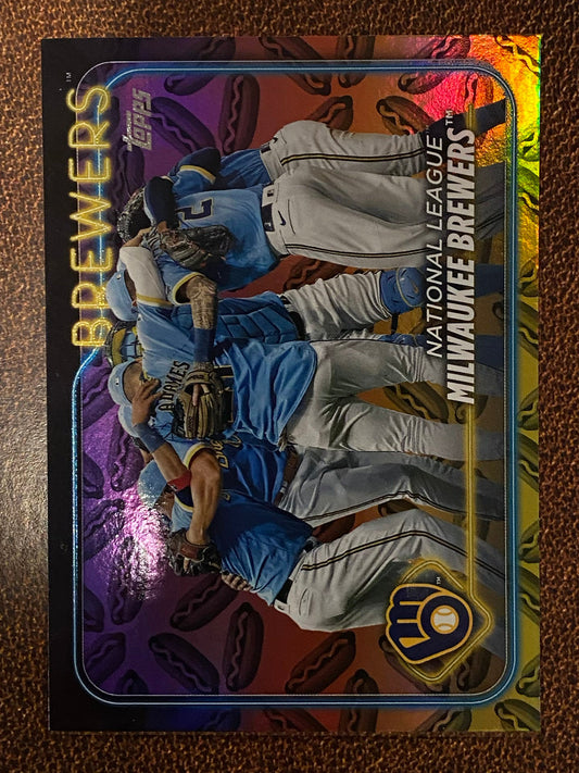 Milwaukee Brewers - 2024 Topps Series 2 - Hot Dog Parallel - Brewers