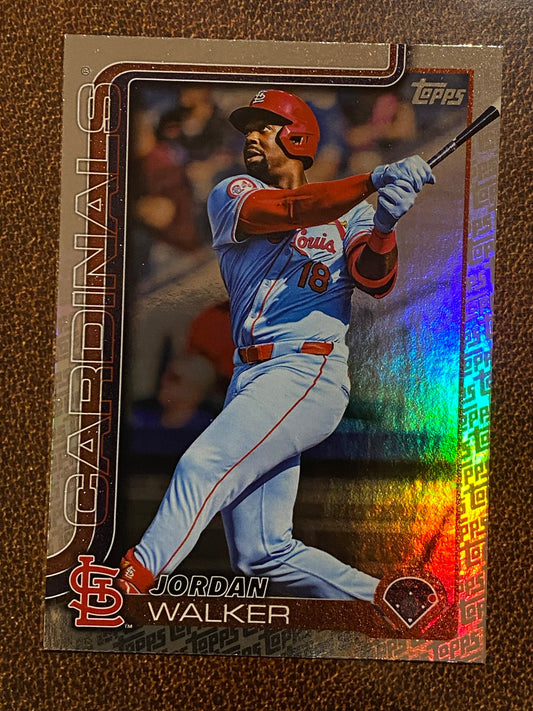 Jordan Walker - 2025 Topps Series 2 - Fanatics Exclusive Topps Foil Border - Cardinals