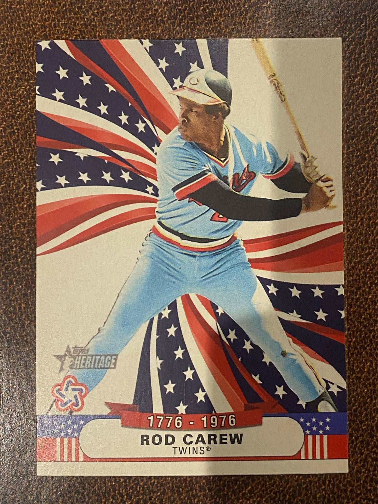Rod Carew - 2025 Topps Heritage High Number - Bicentennial Stars Insert - Twins