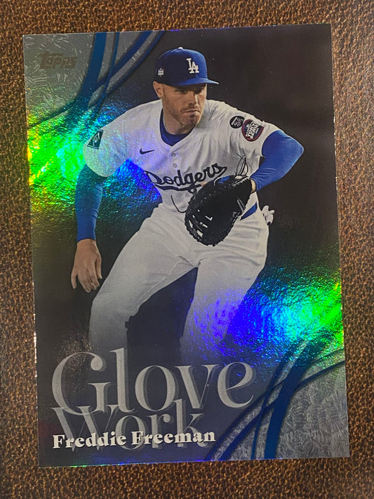 Freddie Freeman - 2026 Topps Series 2 - Glove Work - Dodgers