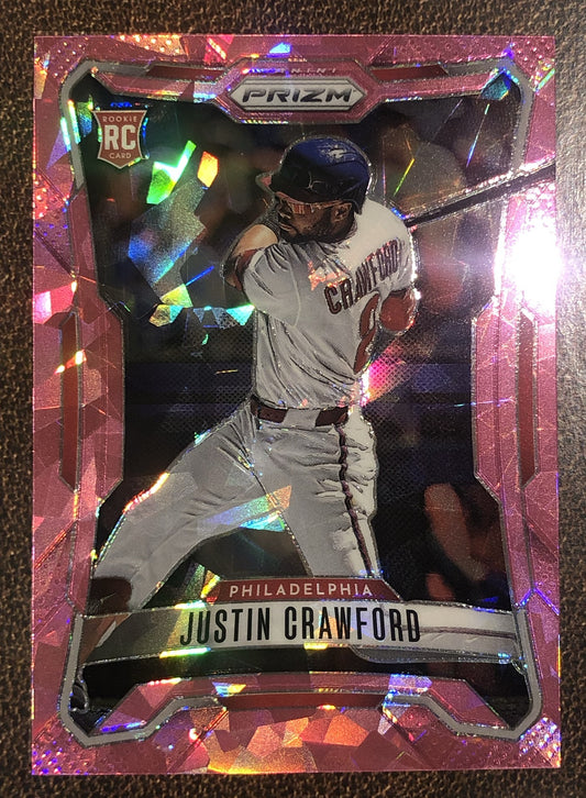 Justin Crawford - 2026 Panini Prizm - Pink Ice - Phillies