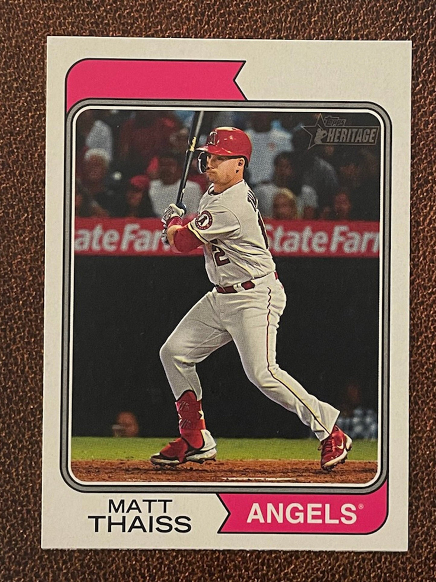 Matt Thaiss - 2023 Topps Heritage - Short Print - Angels