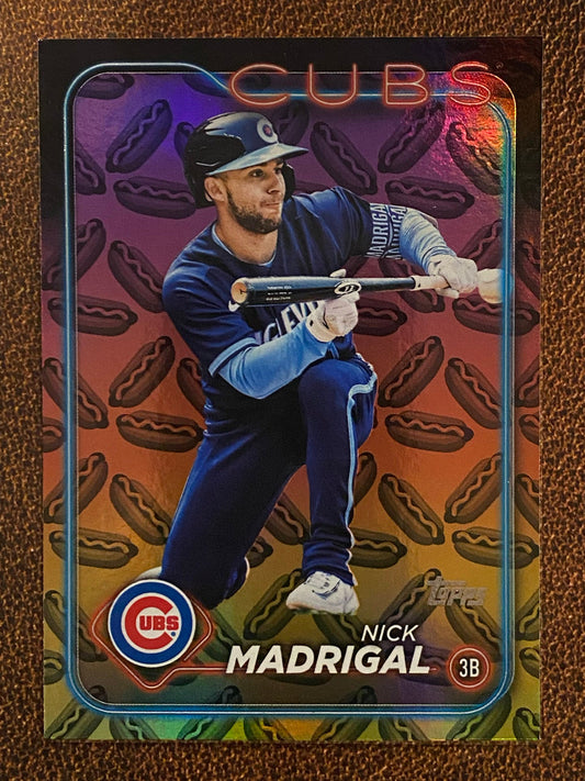 Nick Madrigal - 2024 Topps Series 2 - Hot Dog Parallel - Cubs
