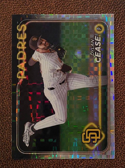 Dylan Cease - 2024 Topps Chrome - XFractor - Padres