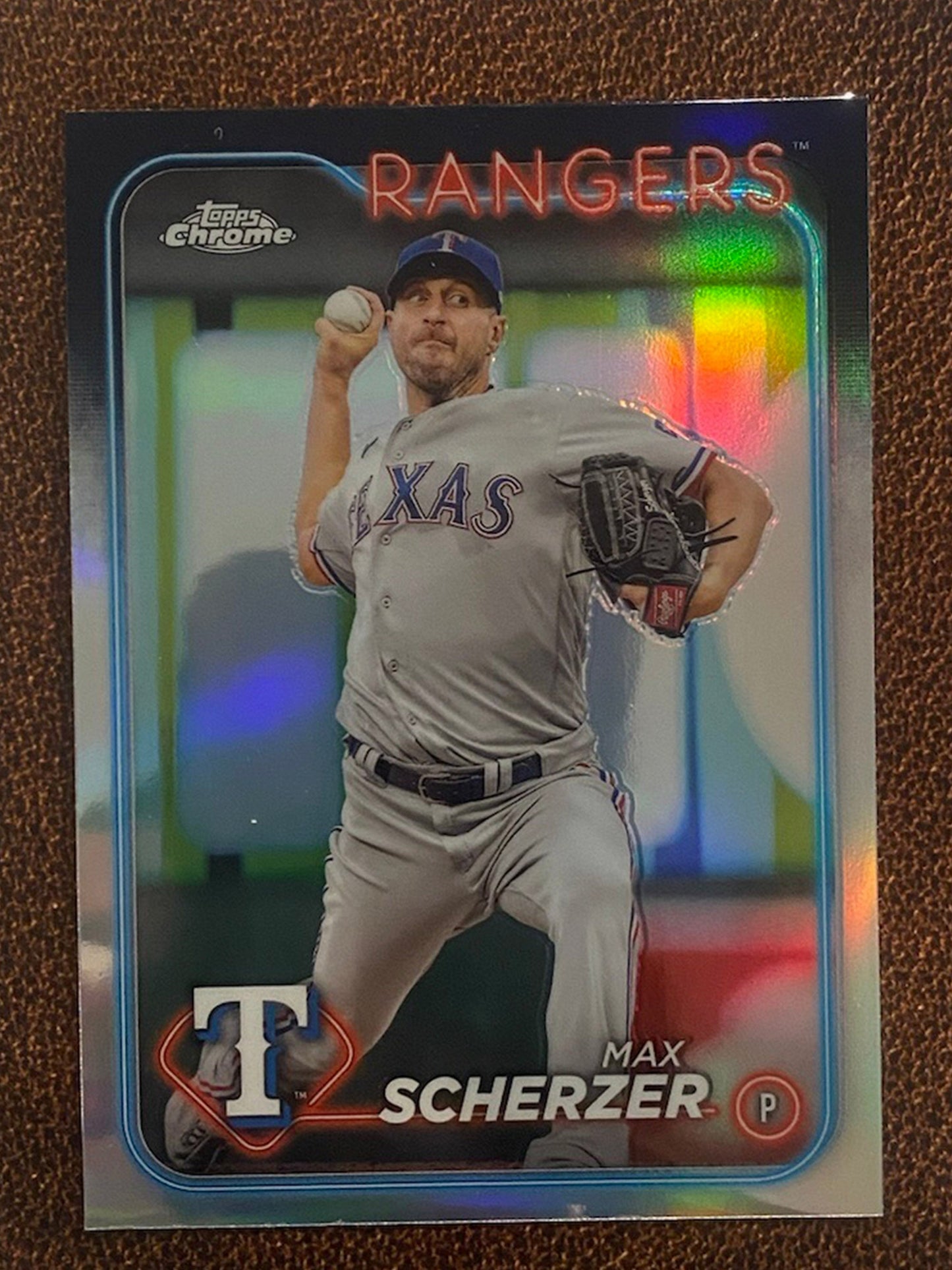 Max Scherzer - 2024 Topps Chrome - Refractor - Rangers