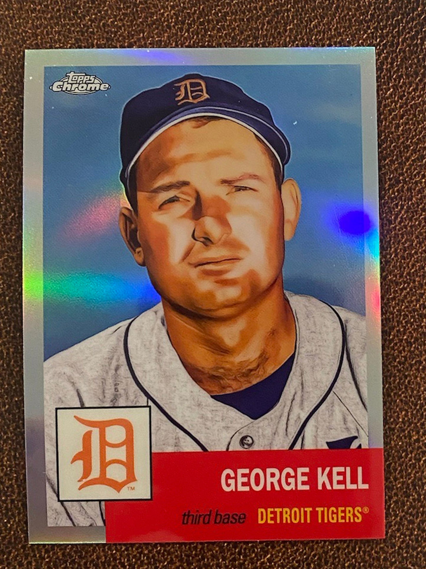 George Kell - 2022 Topps Chrome Platinum Anniversary - Refractor - Tigers