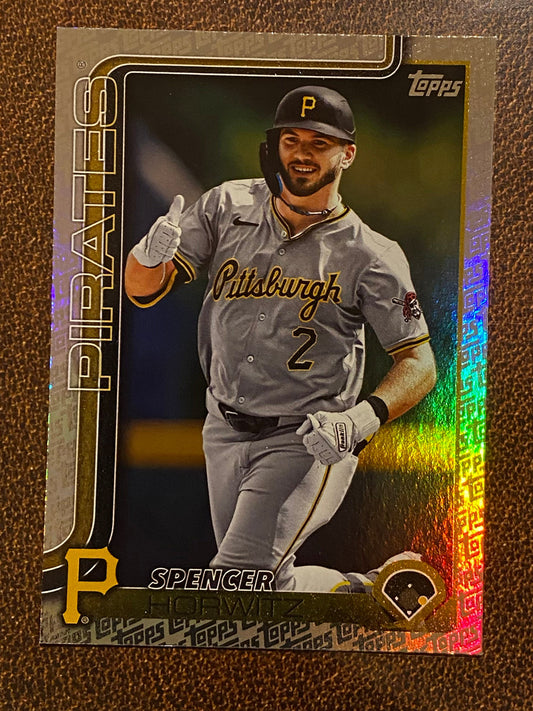 Spencer Horwitz - 2025 Topps Series 2 - Fanatics Exclusive Topps Foil Border - Pirates