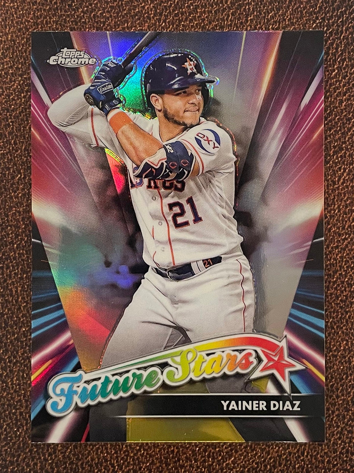 Yainer Diaz - 2024 Topps Chrome - Future Stars Insert - Astros