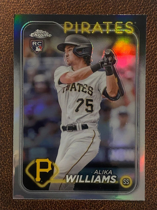 Alika Williams - 2024 Topps Chrome - Refractor - Pirates