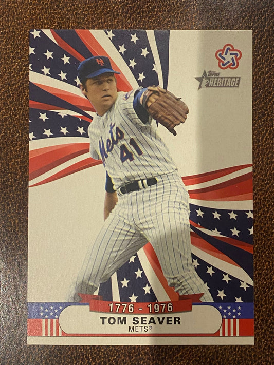 Tom Seaver - 2025 Topps Heritage High Number - Bicentennial Stars Insert - Mets