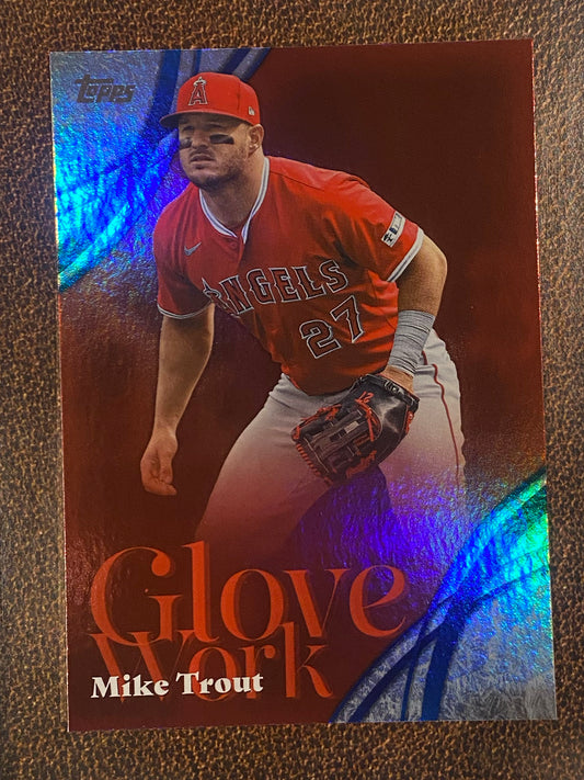 Mike Trout - 2026 Topps Series 2 - Glove Work - Angels