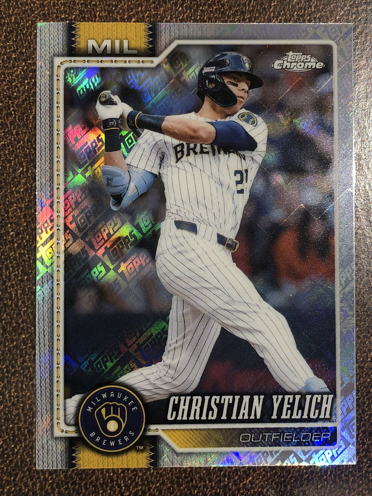 Christian Yelich - 2026 Topps Chrome - Fanatics Topps Foil - Brewers