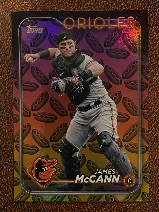 James McCann - 2024 Topps Series 2 - Hot Dog Parallel - Orioles