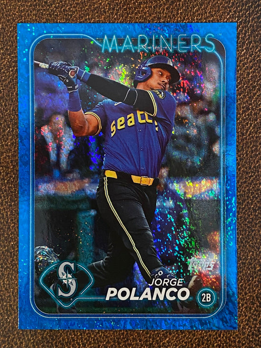 Jorge Polanco - 2024 Topps Update - Blue Foil /999 - Mariners
