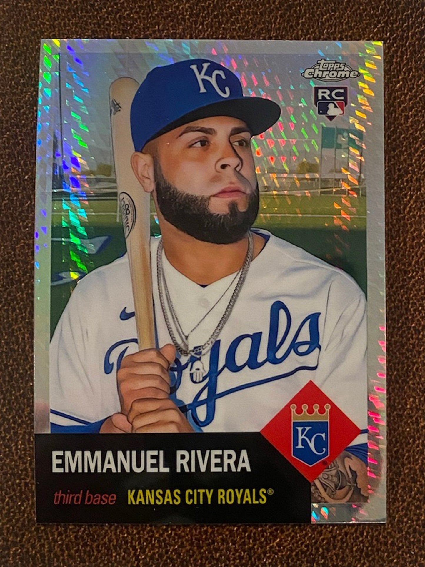 Emmanuel Rivera - 2022 Topps Chrome Platinum Anniversary - Prism Refractor - Royals