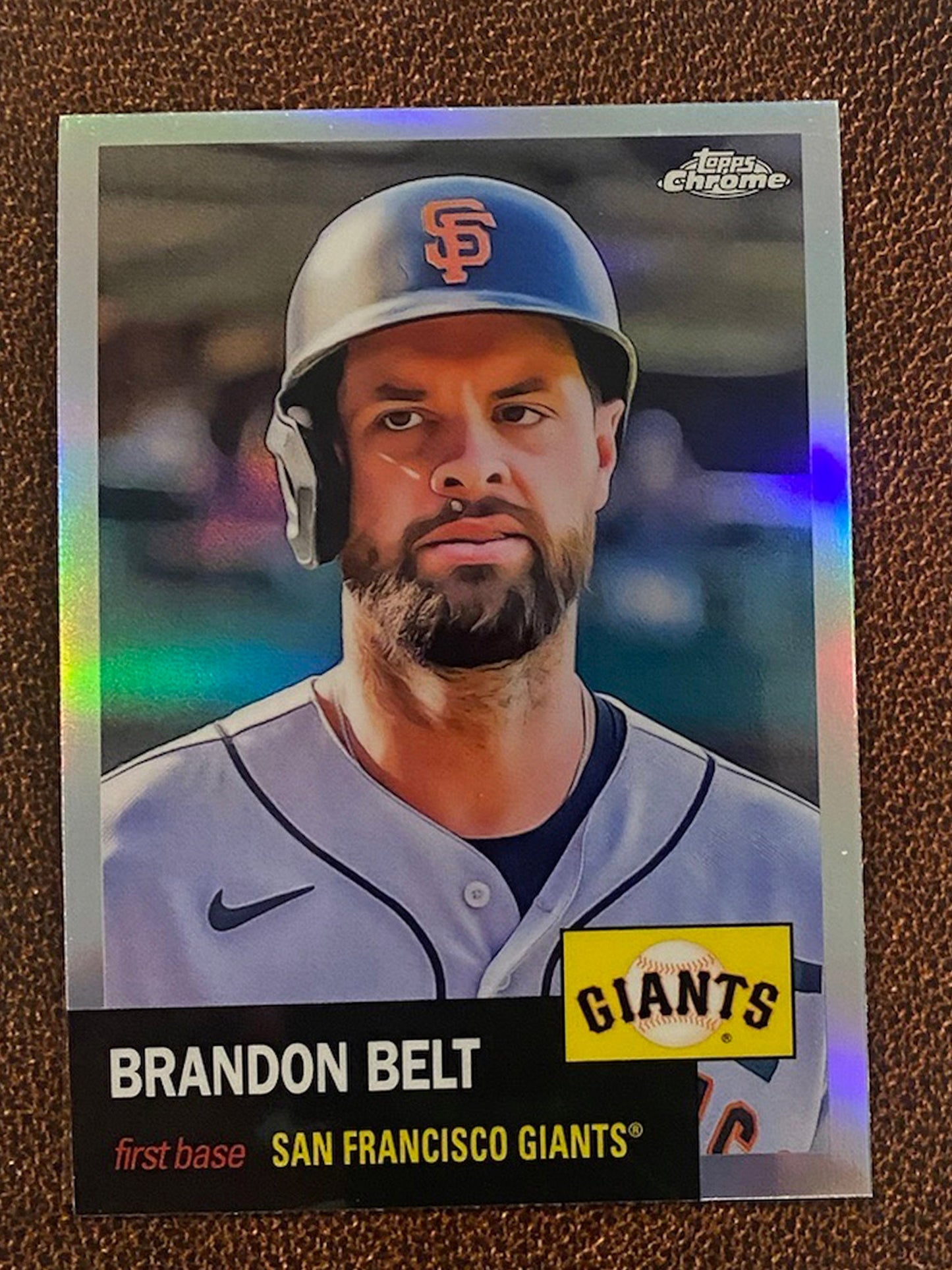 Brandon Belt - 2022 Topps Chrome Platinum Anniversary - Refractor - Giants