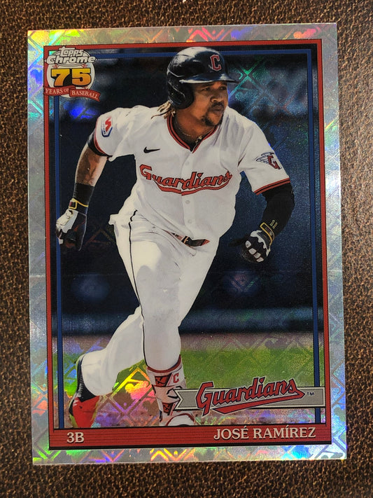 Jose Ramirez - 2026 Topps Chrome Logofractor - 1991 - Guardians