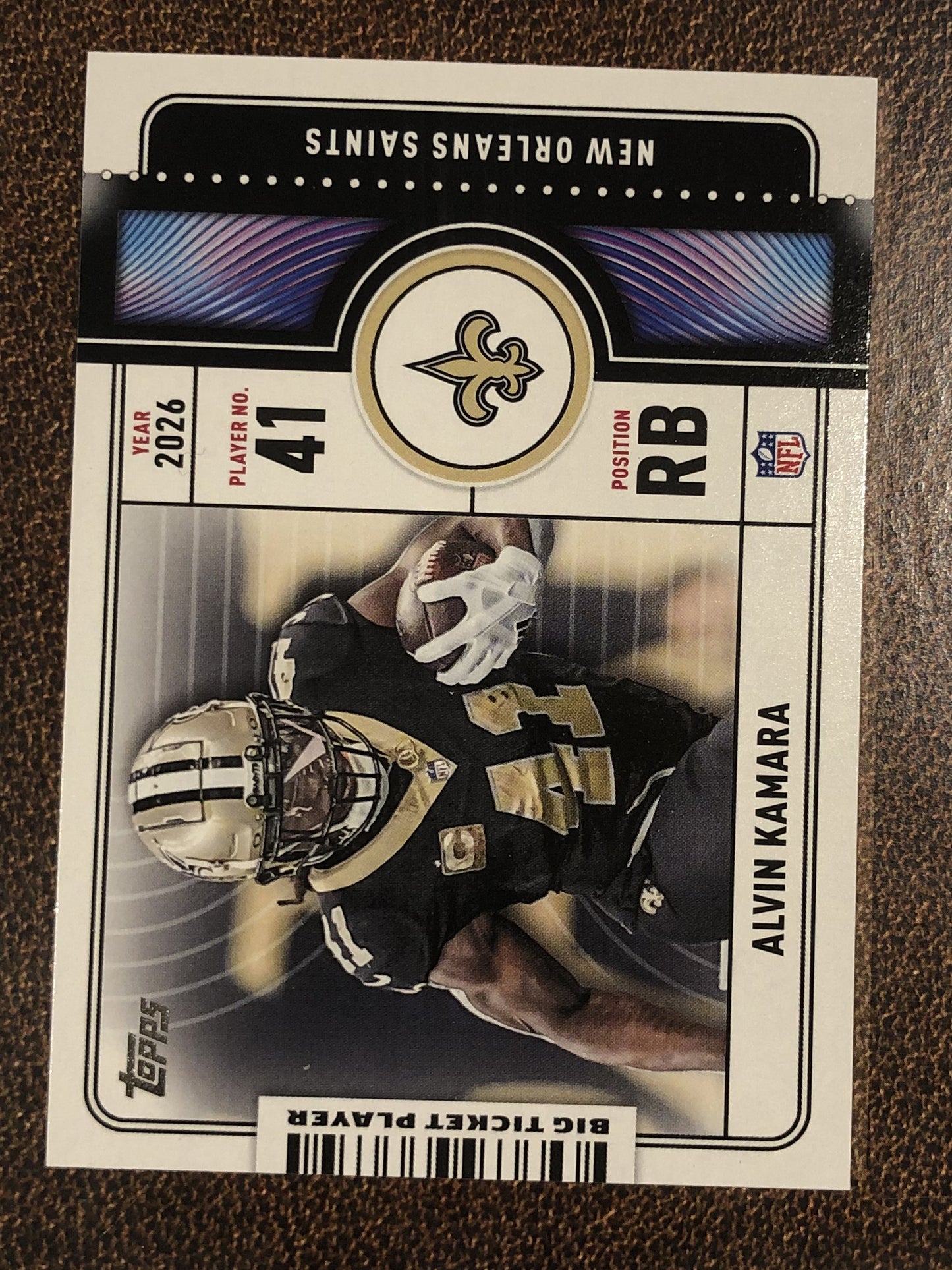 Alvin Kamara - 2026 Topps Flagship - Big Ticket Player Insert - Saints