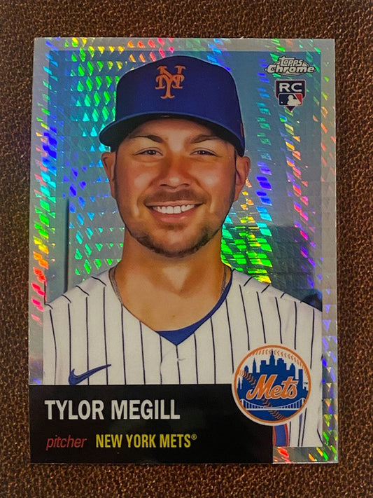 Tylor Megill - 2022 Topps Chrome Platinum Anniversary - Prism Refractor - Mets