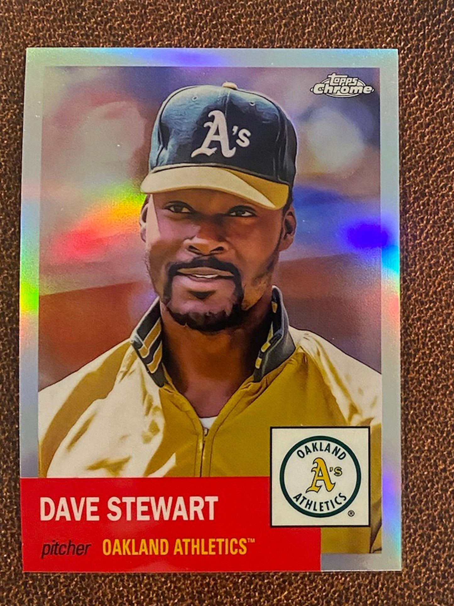 Dave Stewart - 2022 Topps Chrome Platinum Anniversary - Refractor - Athletics