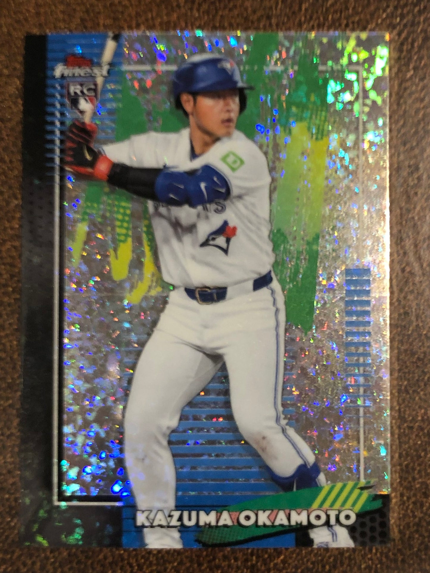 Kazuma Okamoto - 2026 Topps Finest - Common Mini Diamond - Blue Jays