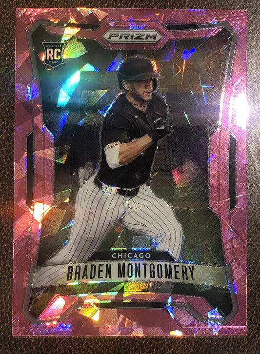 Braden Montgomery - 2026 Panini Prizm - Pink Ice - White Sox