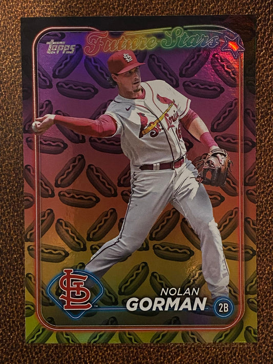 Nolan Gorman - 2024 Topps Series 2 - Hot Dog Parallel - Cardinals