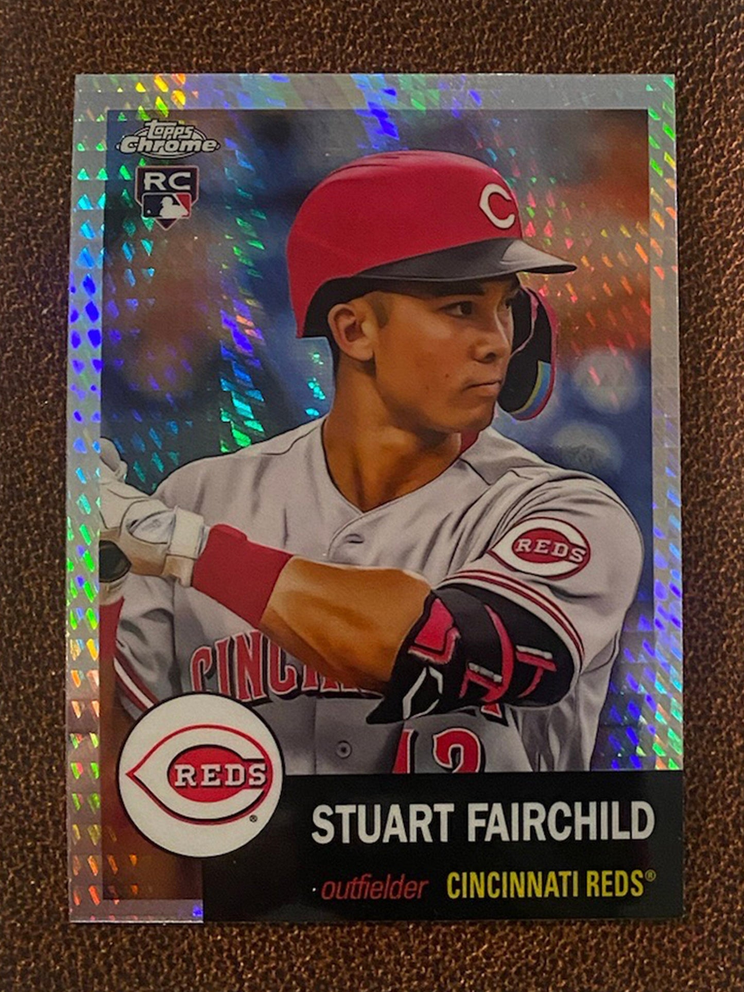 Stuart Fairchild - 2022 Topps Chrome Platinum Anniversary - Prism Refractor - Reds