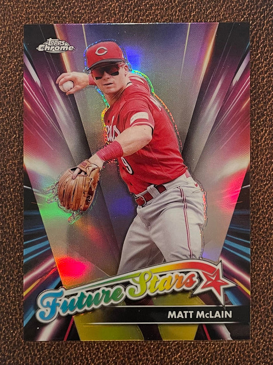 Matt McLain - 2024 Topps Chrome - Future Stars Insert - Reds