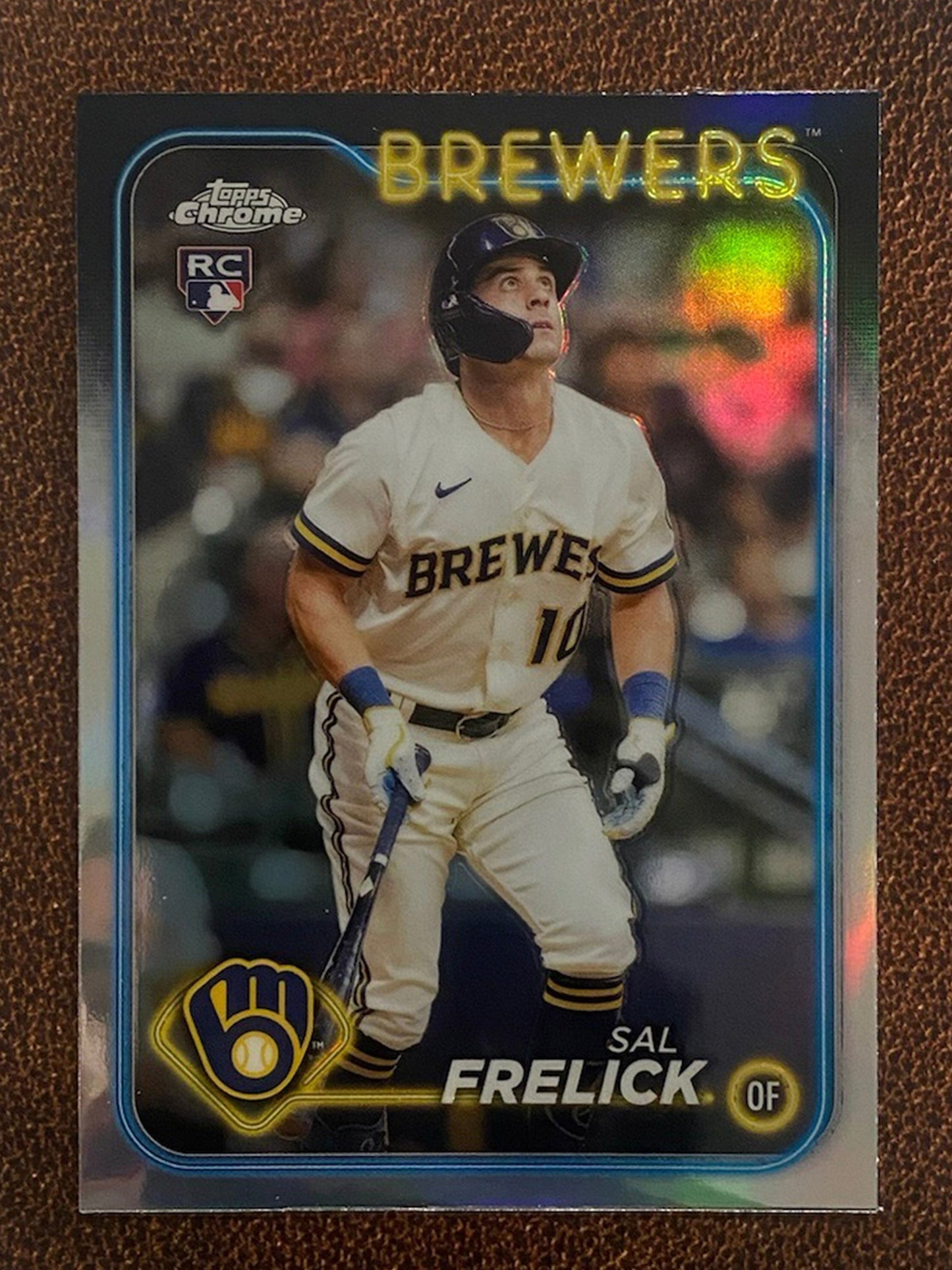 Sal Frelick - 2024 Topps Chrome - Refractor - Brewers