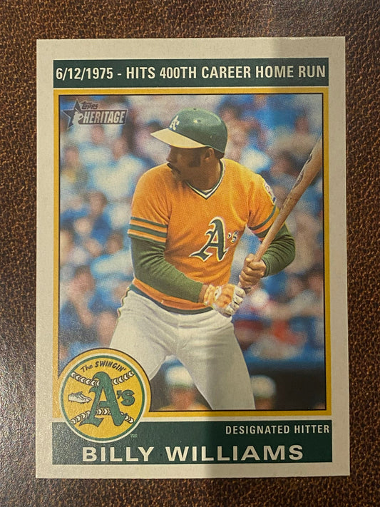 Billy Williams - 2025 Topps Heritage High Number - 1976 Retires (#76-R9) - Cubs
