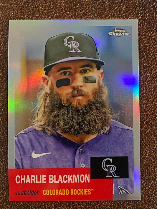 Charlie Blackmon - 2022 Topps Chrome Platinum Anniversary - Refractor - Rockies