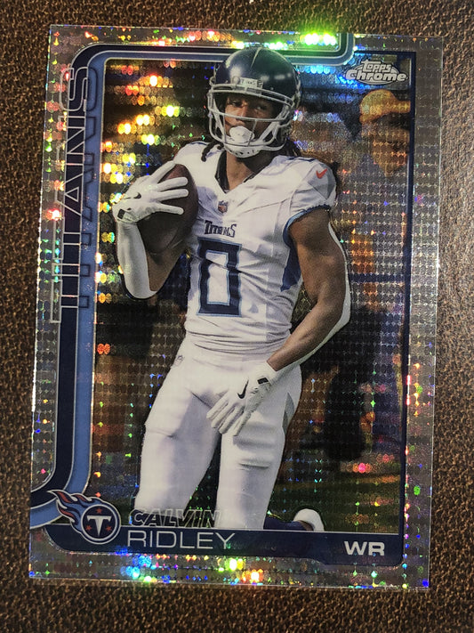 Calvin Ridley - 2025 Topps Chrome - Prizm Refractor - Titans