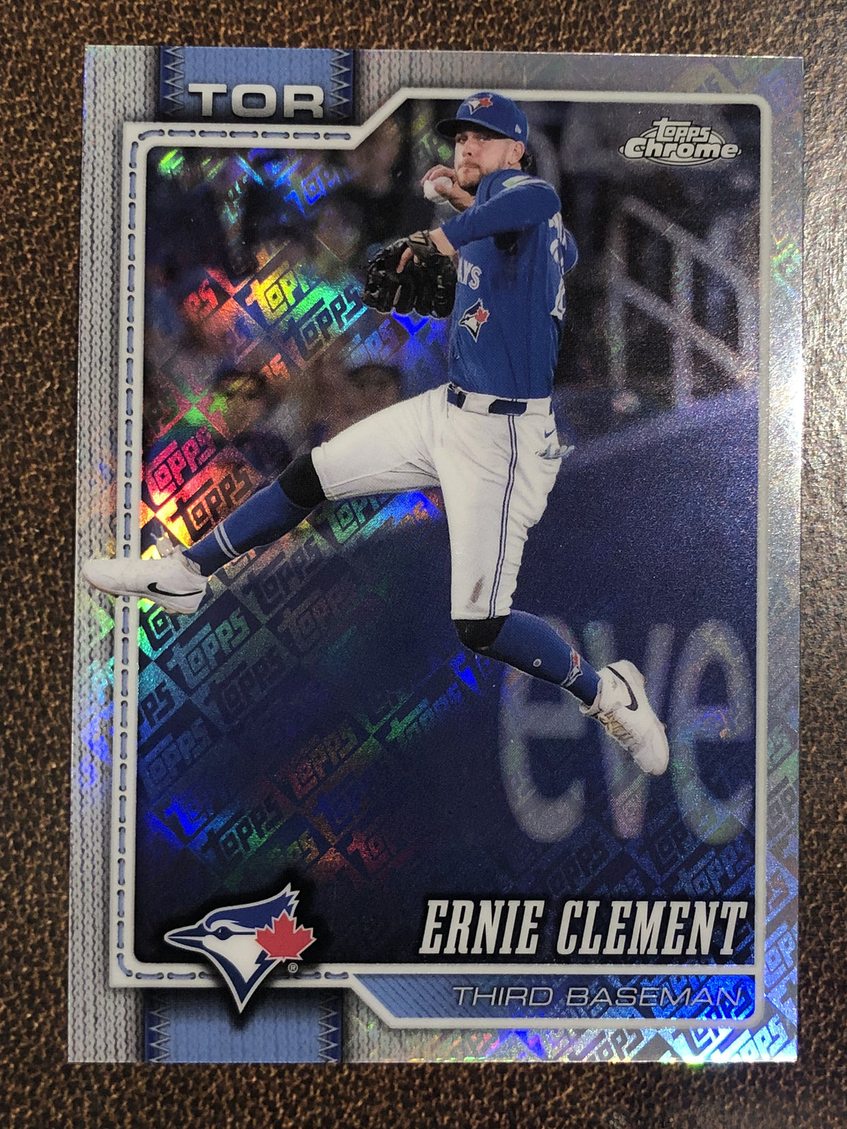 Ernie Clement - 2026 Topps Chrome - Fanatics Topps Foil - Blue Jays