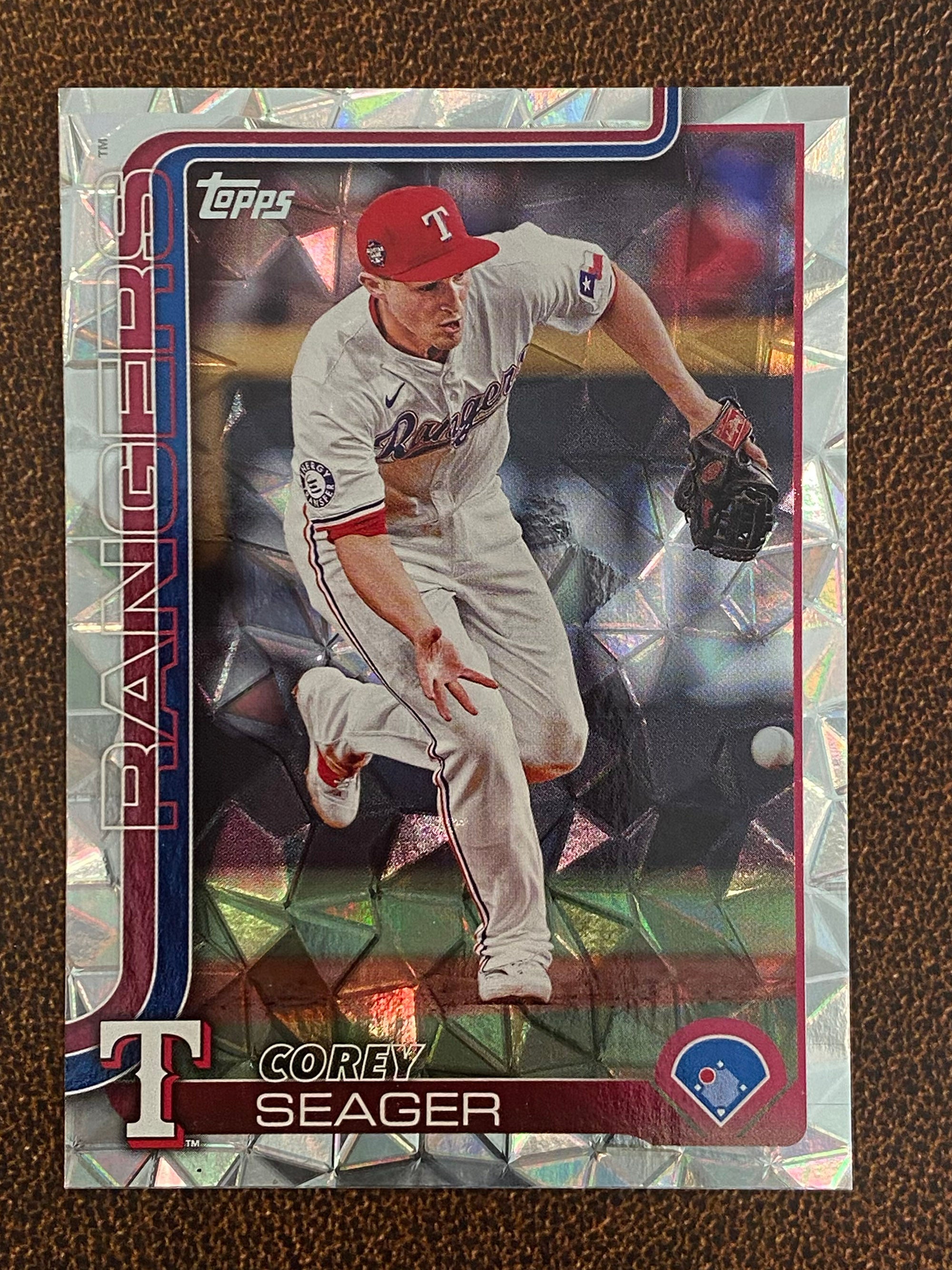 Corey Seager - 2025 Topps Series 1 - Diamante - Rangers – Western NY ...