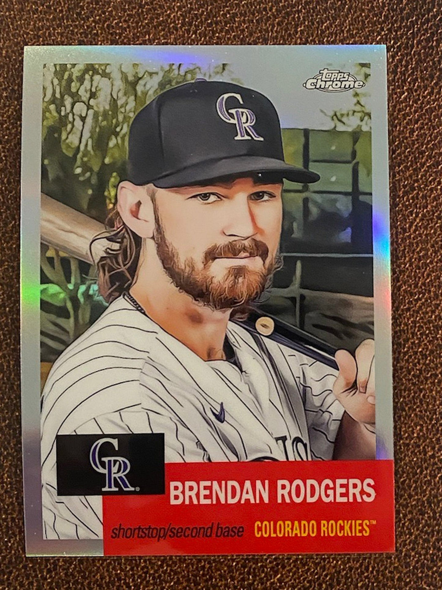 Brendan Rodgers - 2022 Topps Chrome Platinum Anniversary - Refractor - Rockies