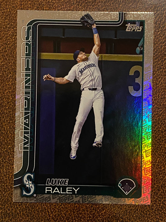Luke Raley - 2025 Topps Series 2 - Fanatics Exclusive Topps Foil Border - Mariners